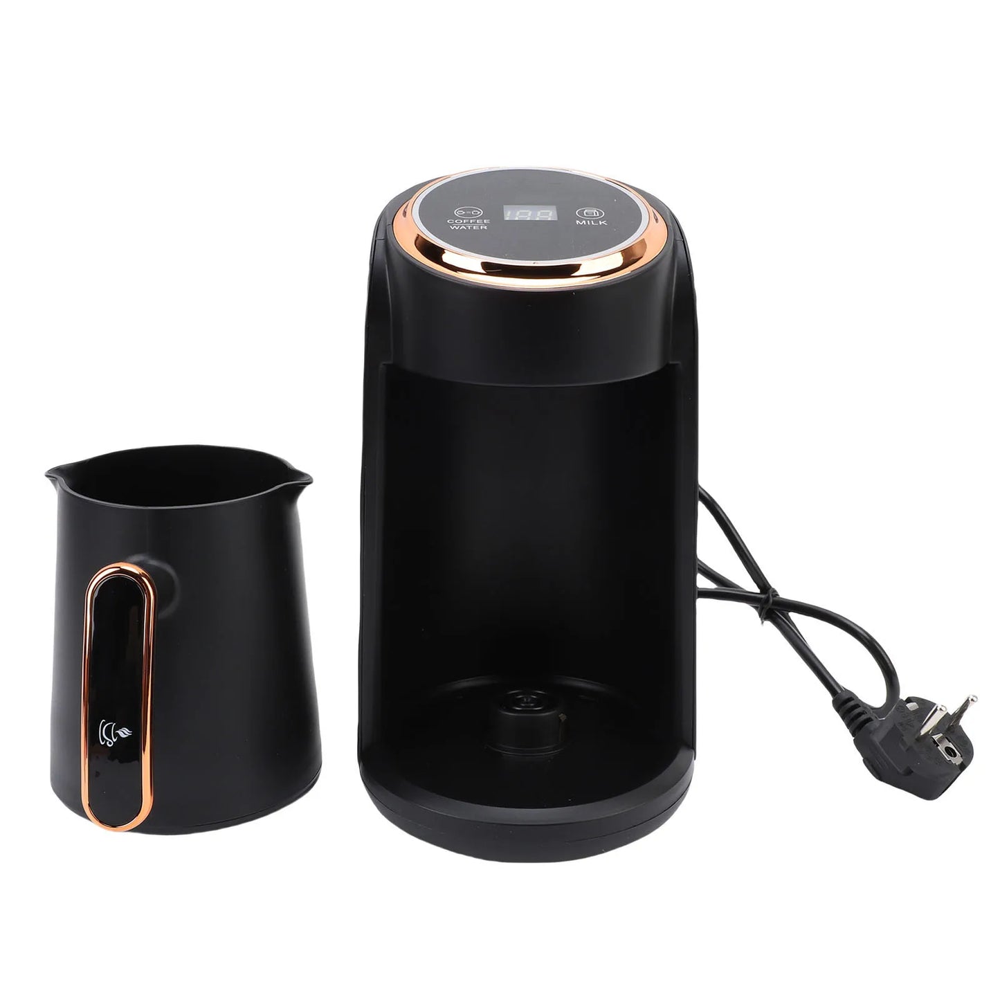 Turkish Coffee Machine 600W Anti Overflow 300ML Visible Turkish Coffee Maker 4 Cup for Home  Turkish Coffee Machine